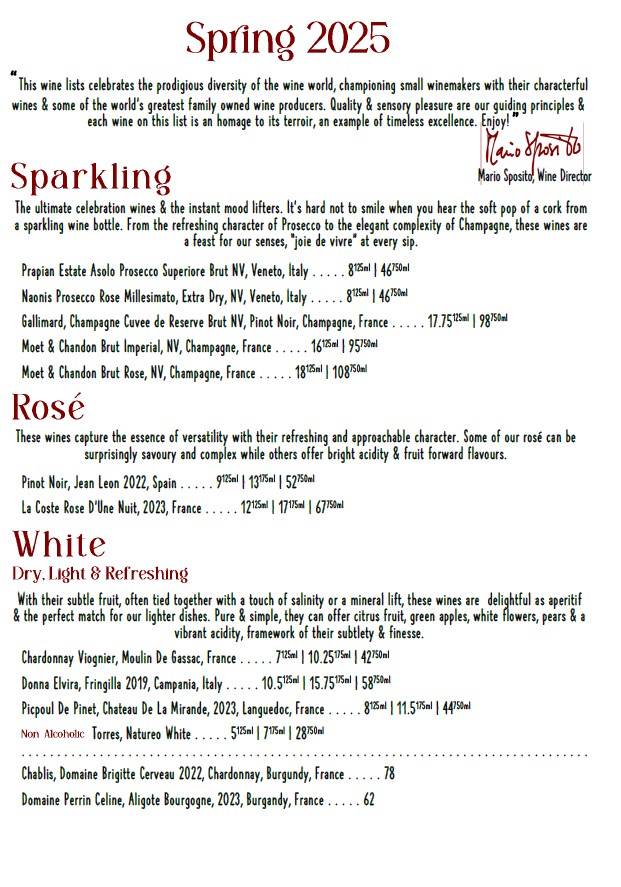 Wine List P1