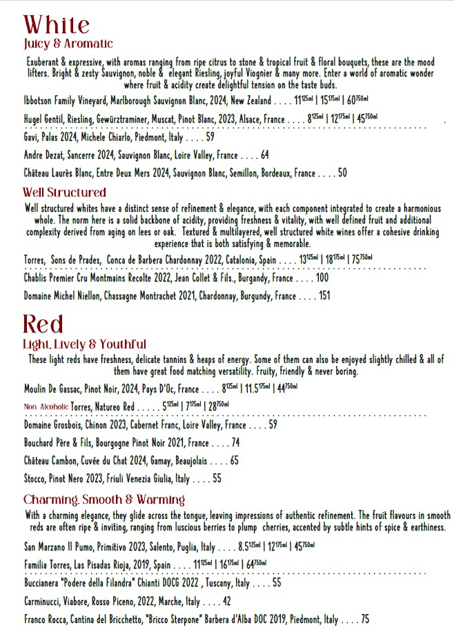 Wine List 2
